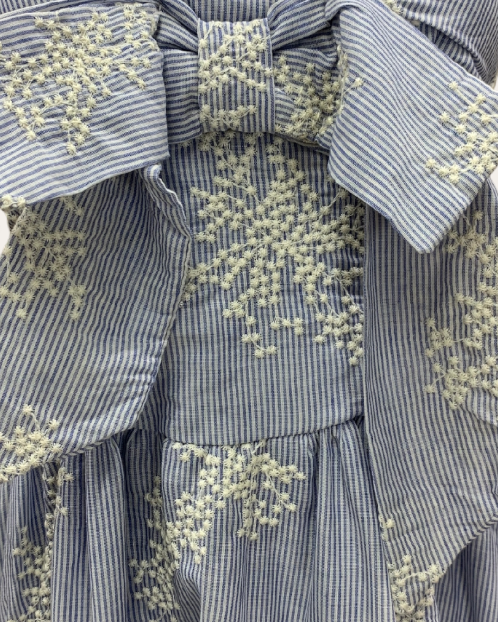 Bow Tie Halter Neck Striped Maxi Dress