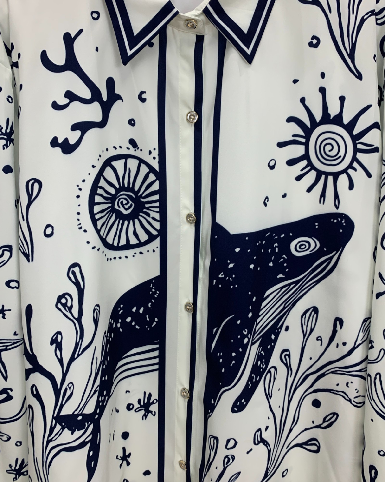 Whale & Coral Ocean Print Co-ord Set