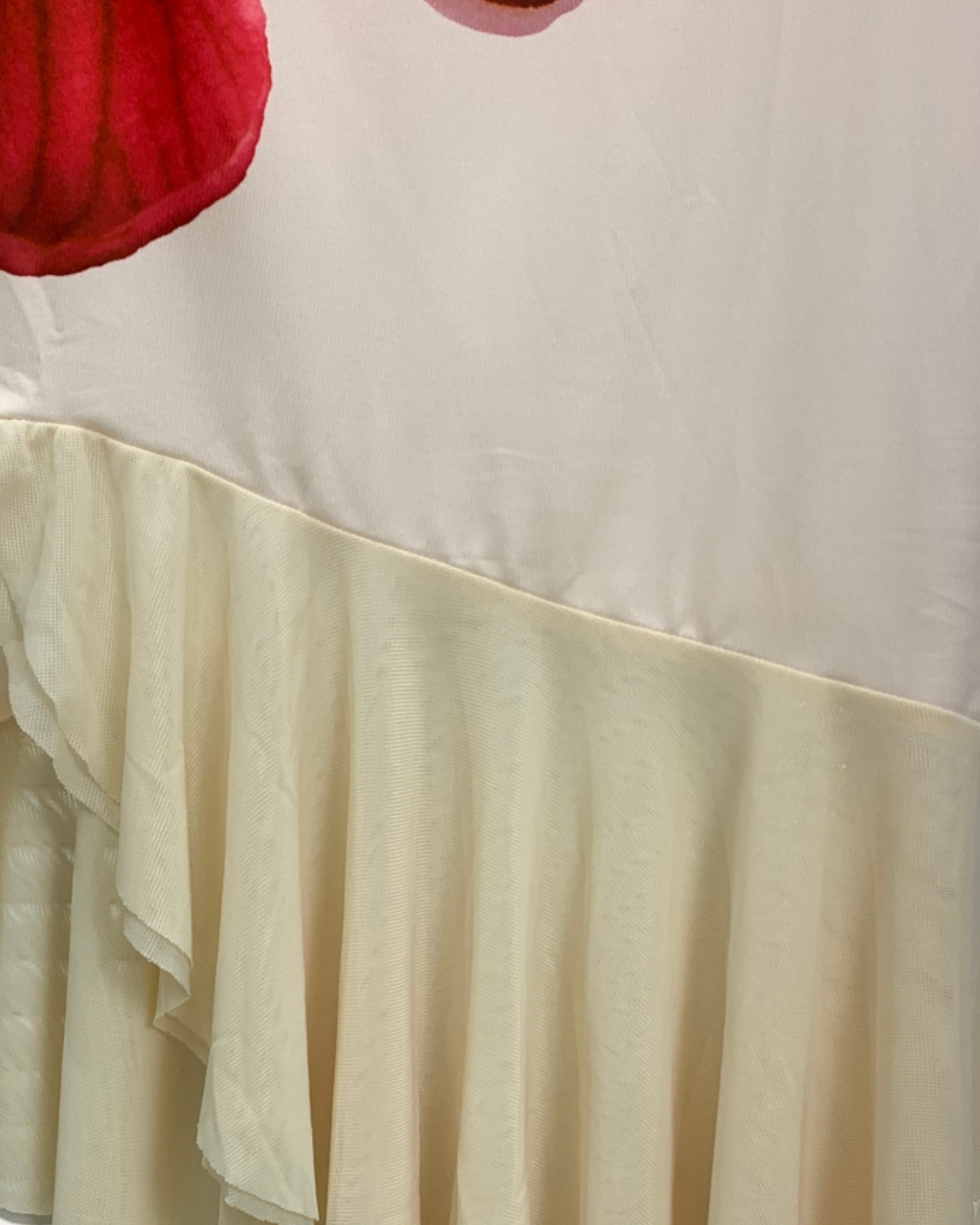 Off-Shoulder Floral Print Asymmetric Dress