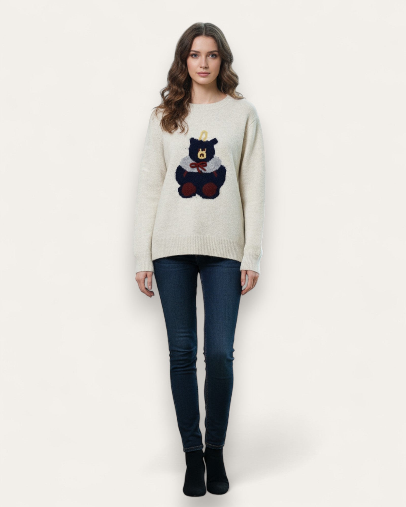 Relaxed Bear Knitted Sweater