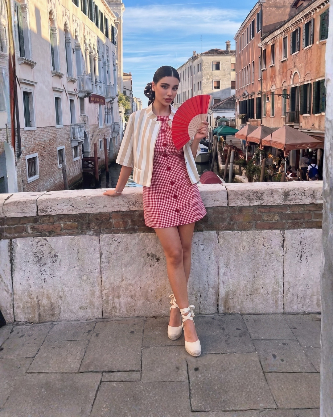 Verona Stripe Cropped Jacket