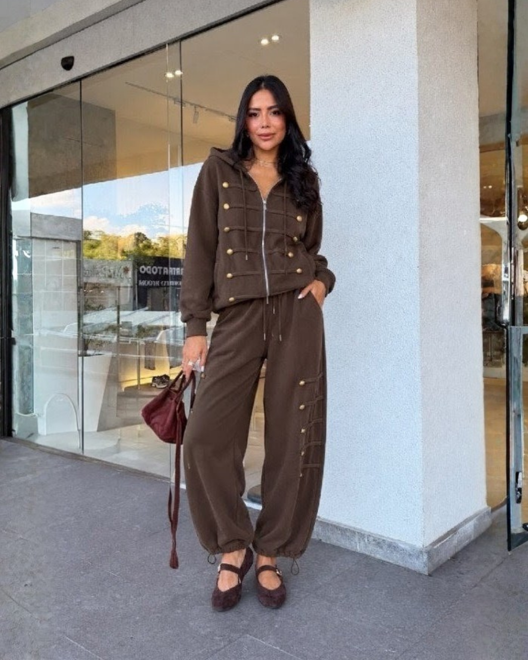 Military Hoodie & Jogger Pants Set