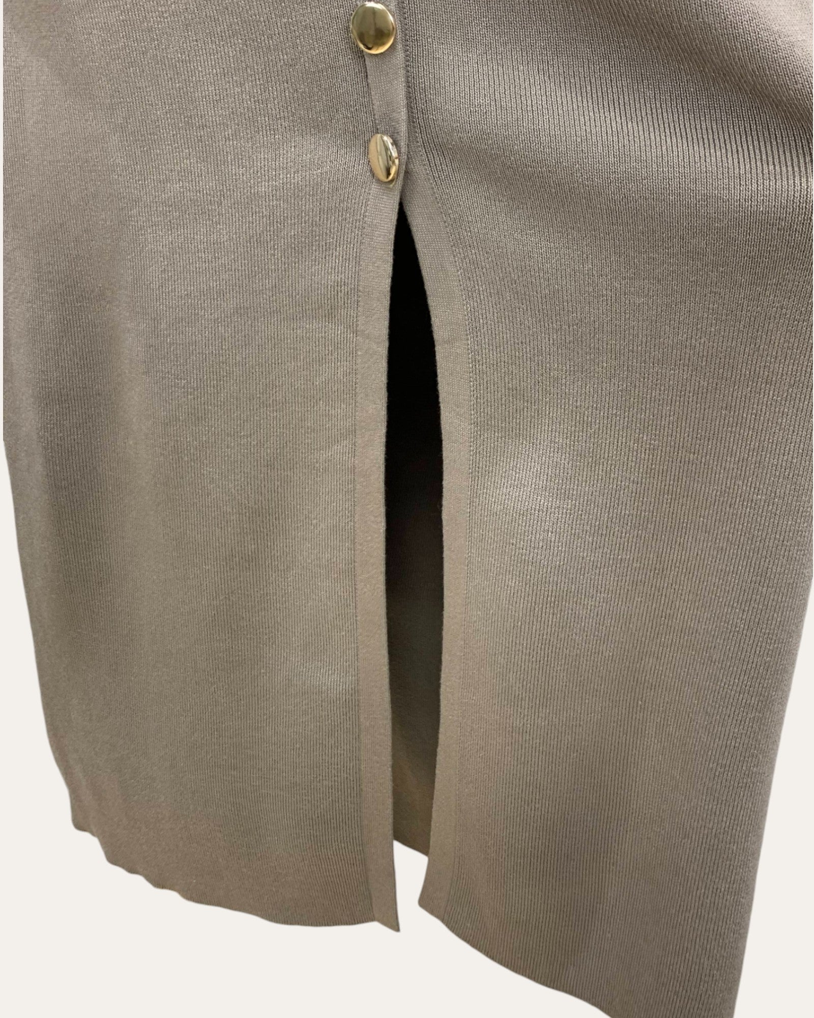 Button-Down Knit Maxi Dress