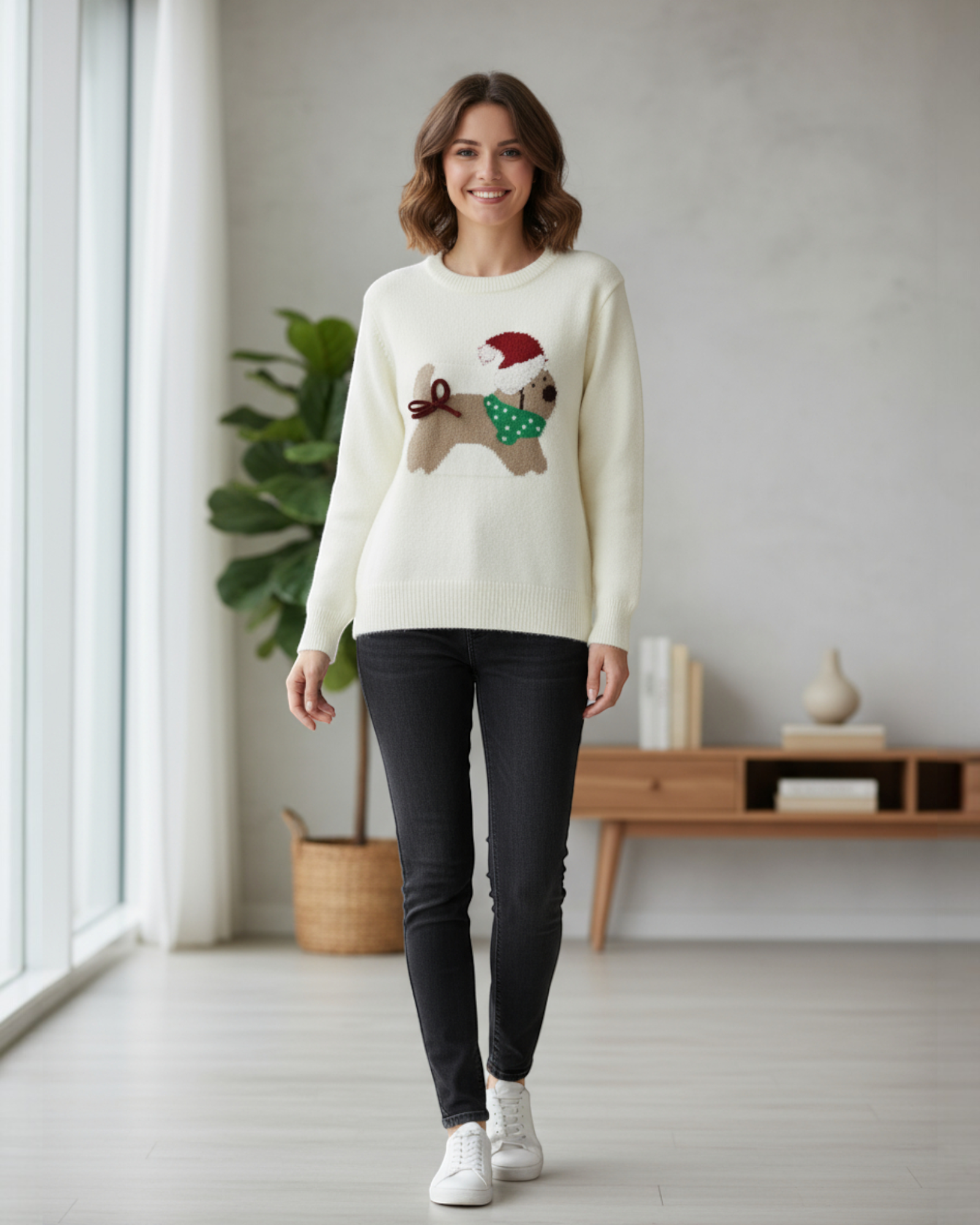Holiday Dog Knit Sweater