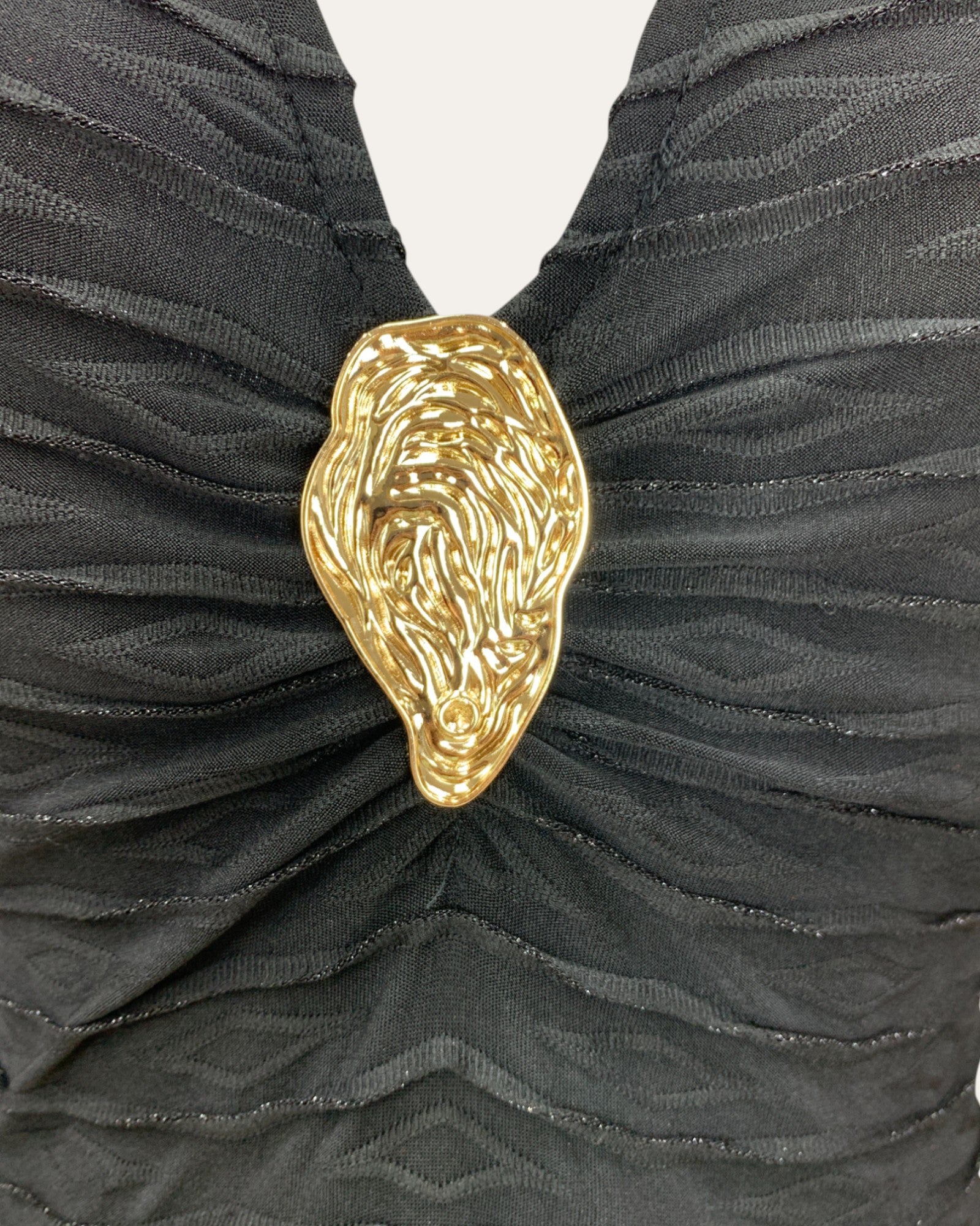 Textured Slim Maxi Dress with Long Sleeves