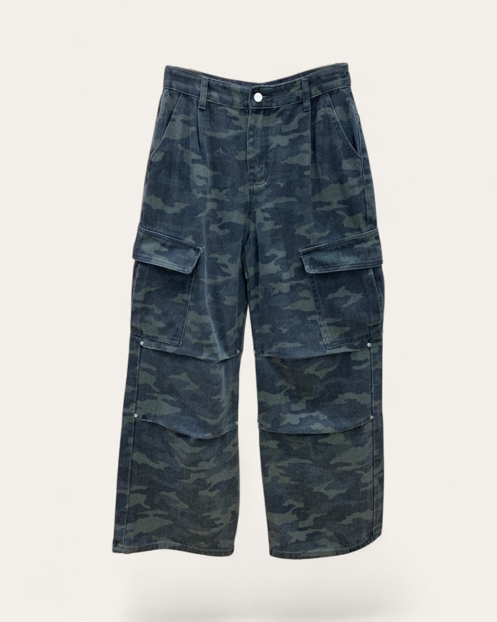 After Hours Camo Cargo Jeans - Zilvina