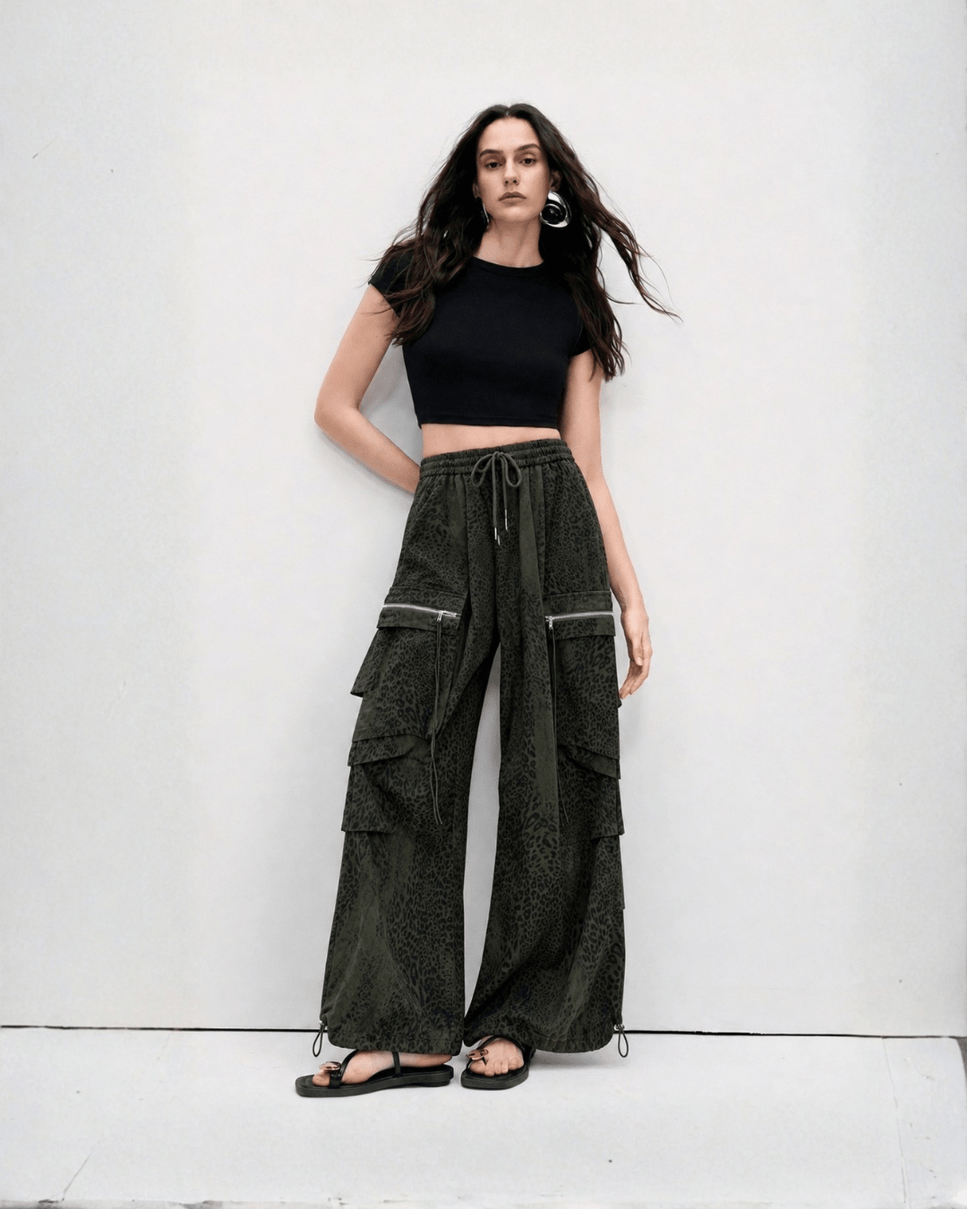 After Hours Leopard Cargo Pants - Zilvina