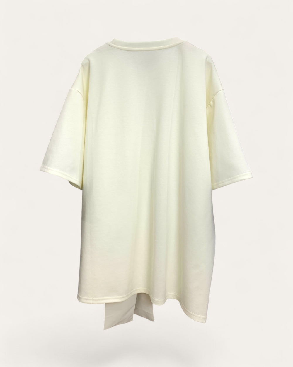 Bow Front Appliqué T-Shirt Dress - Zilvina