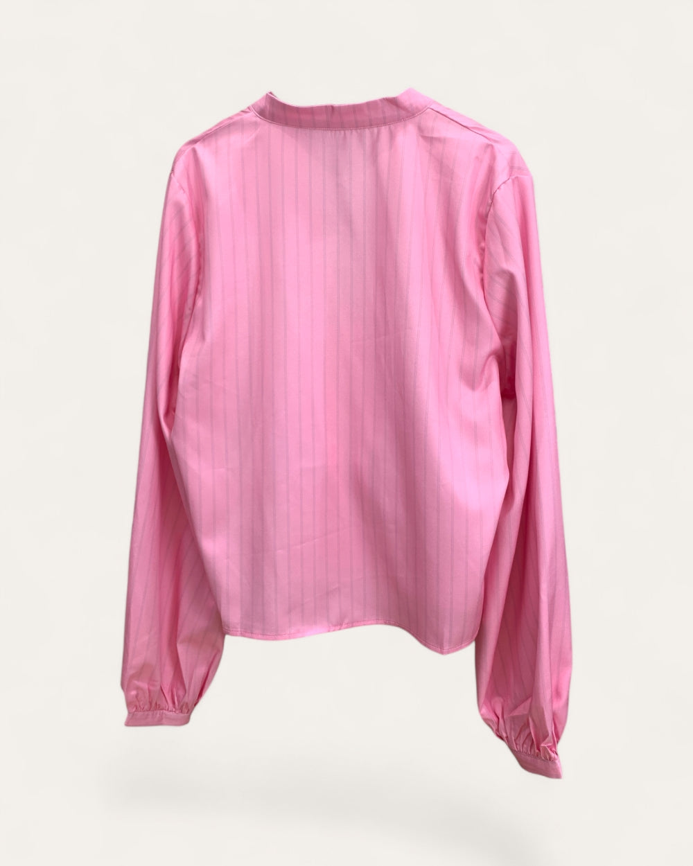Bow Tie Front Long Sleeve Blouse - Zilvina