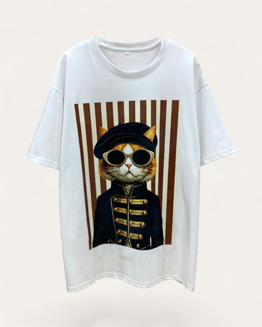 Cat Graphic T-Shirt - Zilvina
