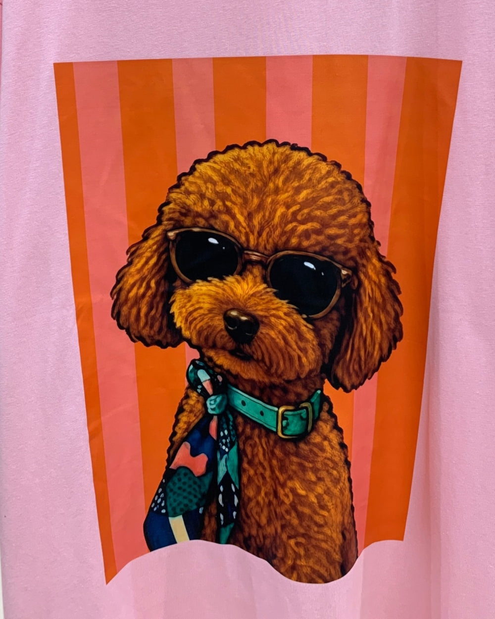 Chic Poodle Graphic Tee - Zilvina