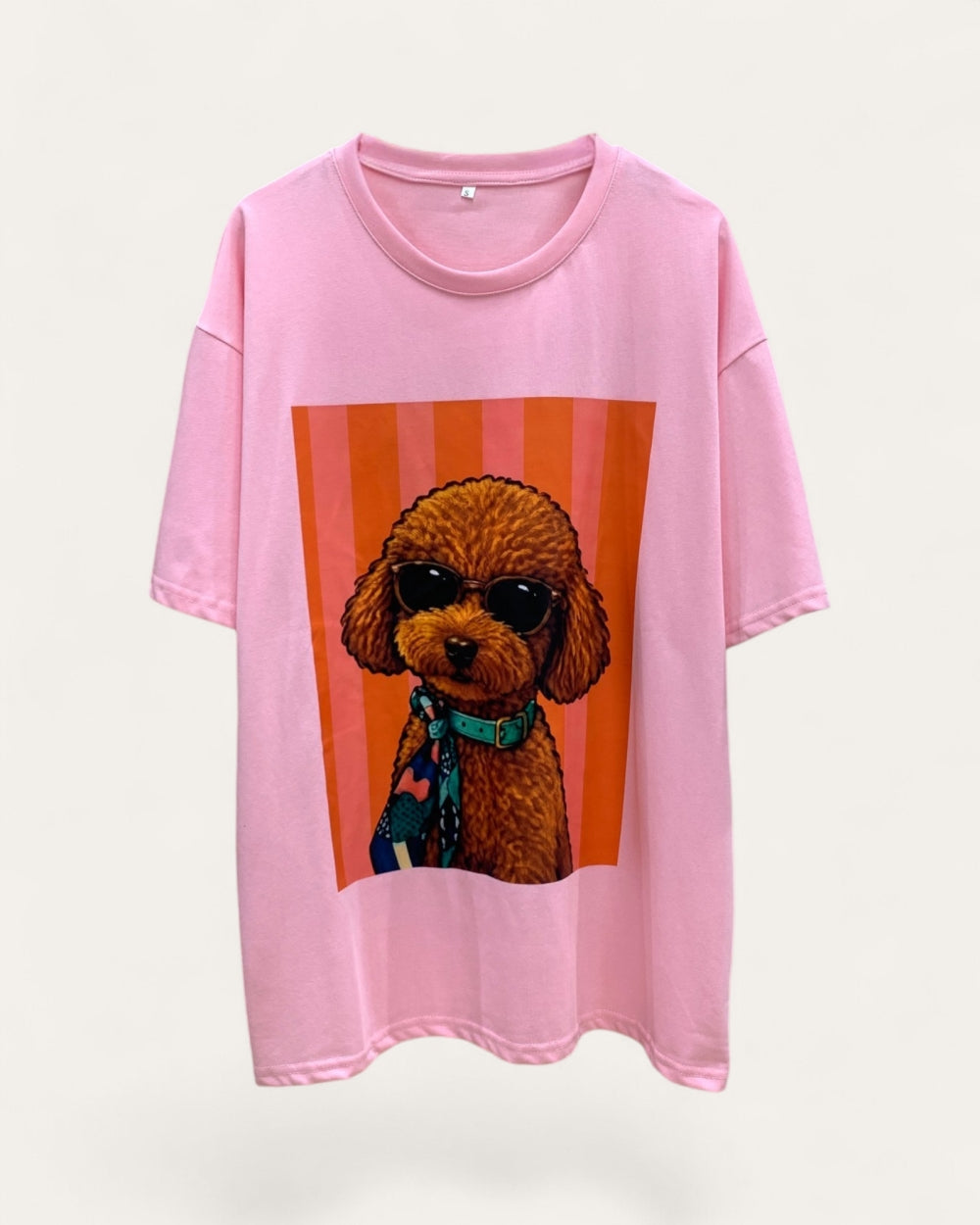 Chic Poodle Graphic Tee - Zilvina