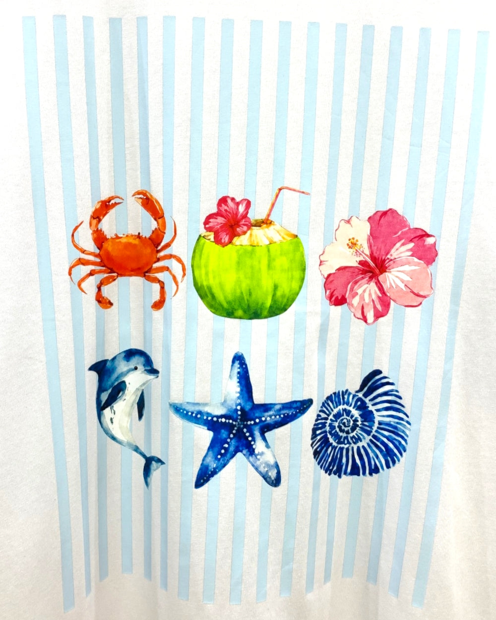 Coastal Postcard Graphic Tee - Zilvina
