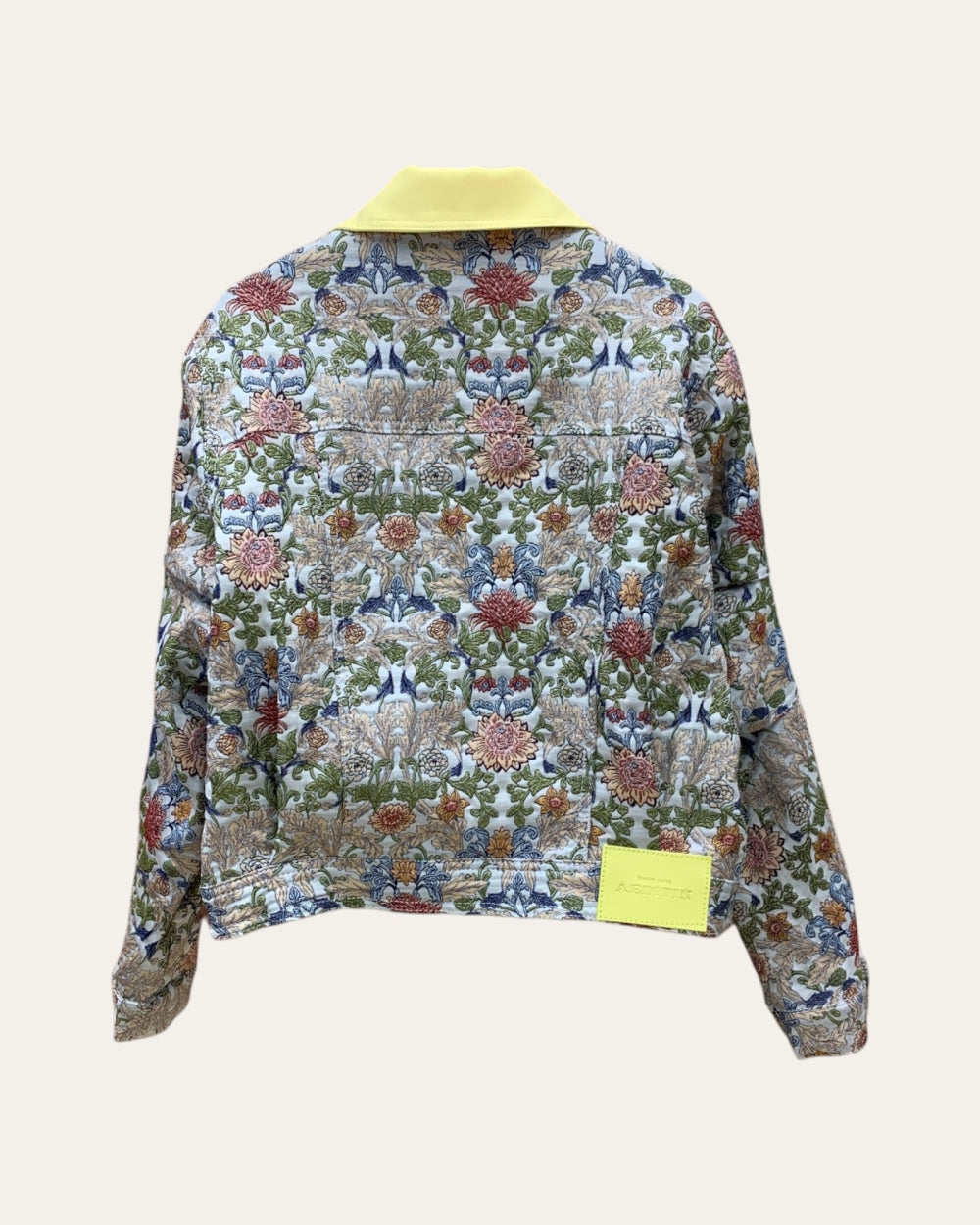 Contrast Collar Floral Jacket - Zilvina