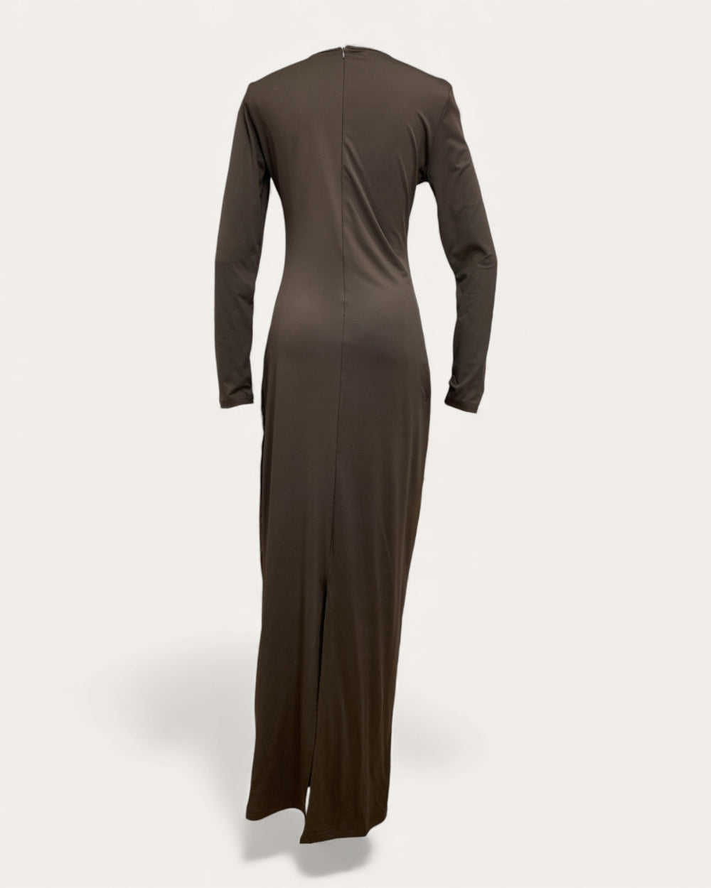 Crescent Draped Midi Dress - Zilvina