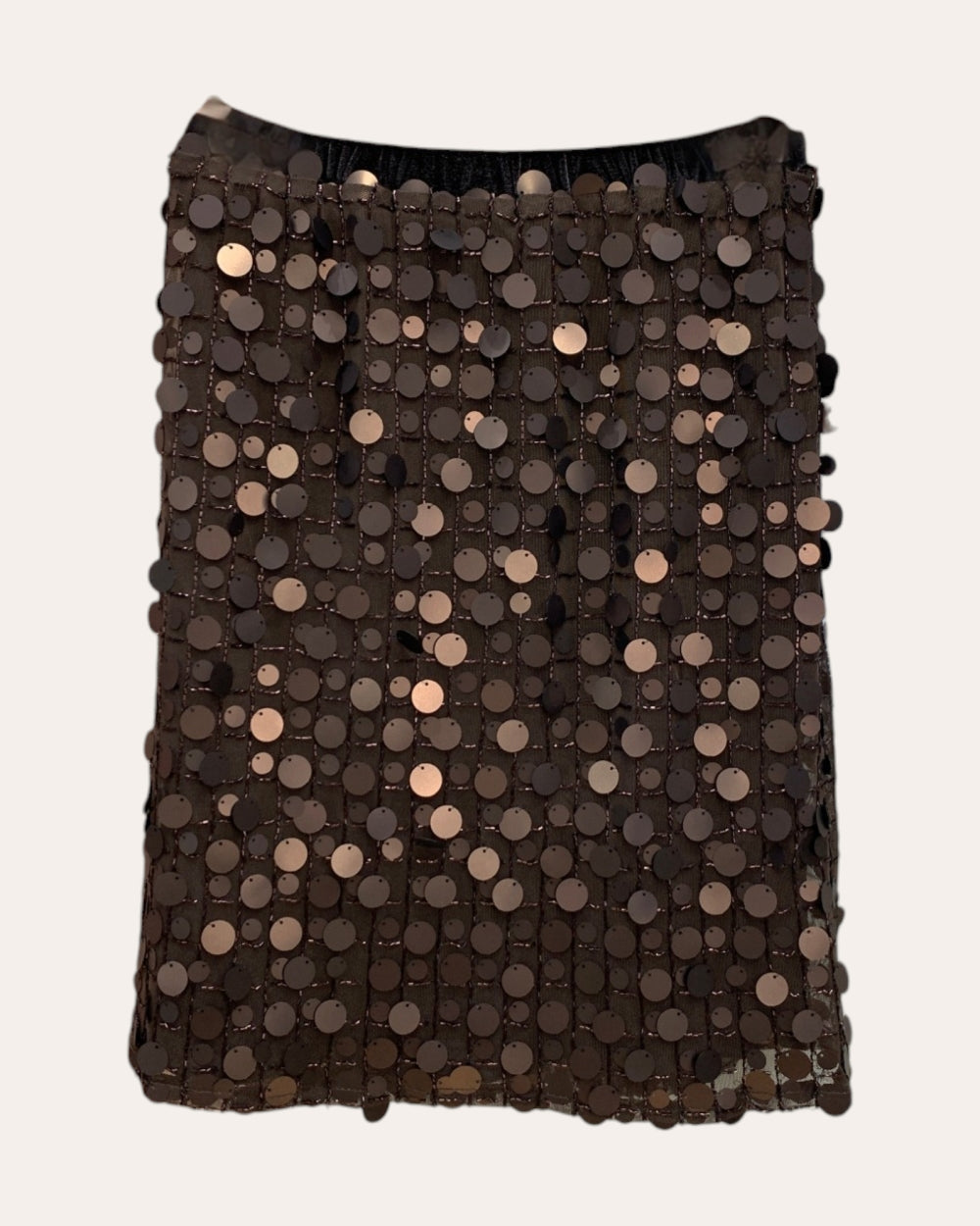 Disc Sequin Mini Skirt - Zilvina
