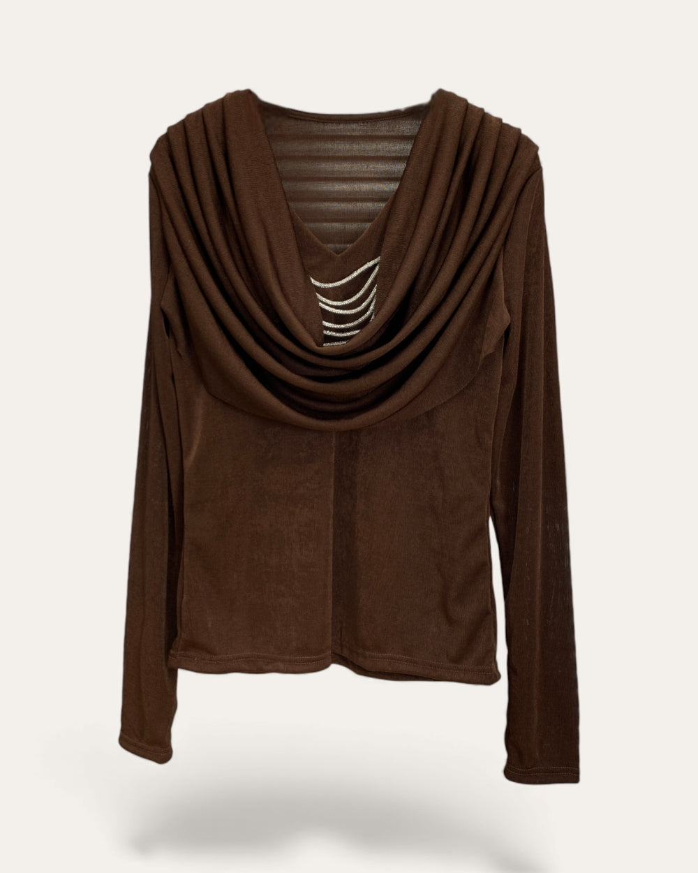 Drape Back Chain Top - Zilvina