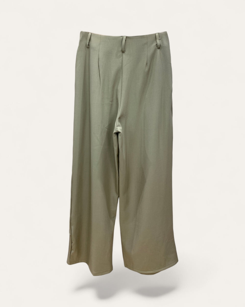 Drape Wrap Wide-Leg Pants - Zilvina