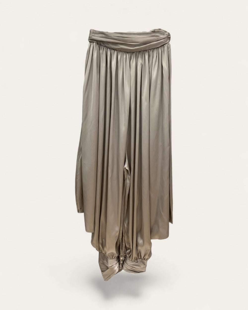 Draped Balloon Skirt Pants - Zilvina
