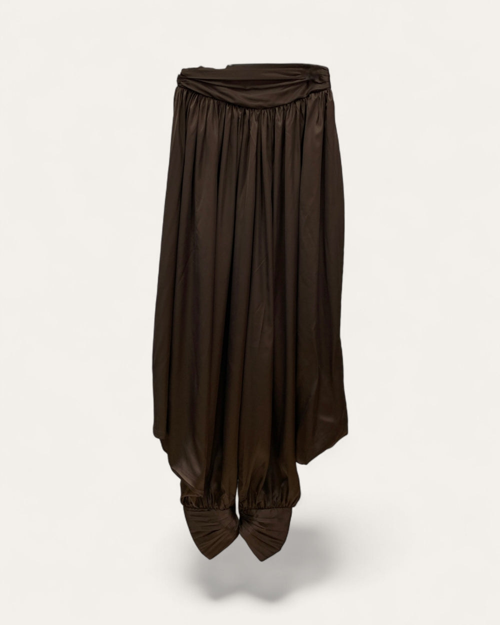 Draped Balloon Skirt Pants - Zilvina