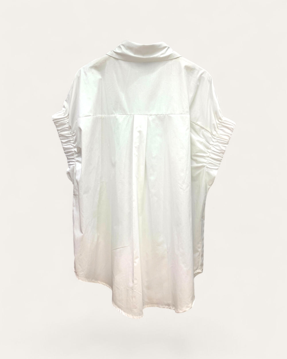 Embellished Button Shirt Top - Zilvina