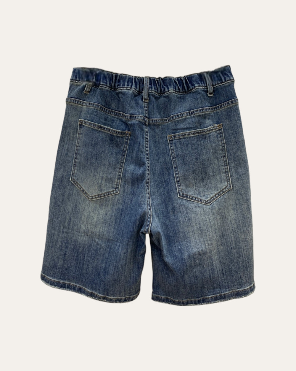 Embellished Denim Shorts - Zilvina