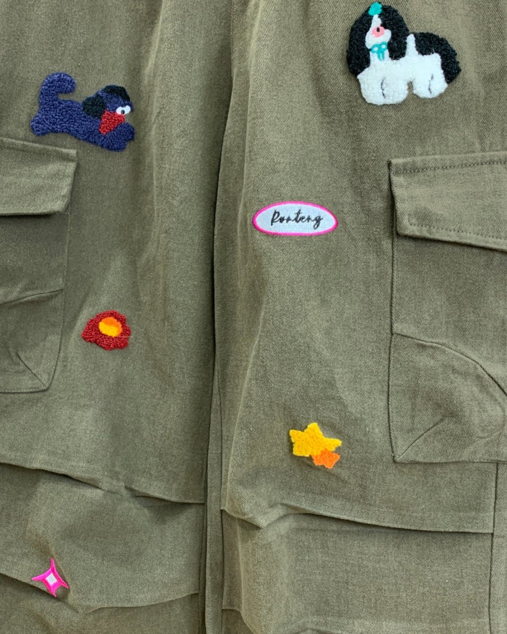 Embroidered Cargo Pants - Zilvina