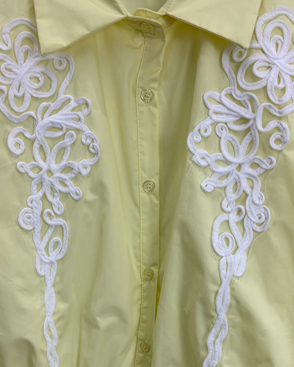 Embroidered Drawstring Shirt Jacket - Zilvina