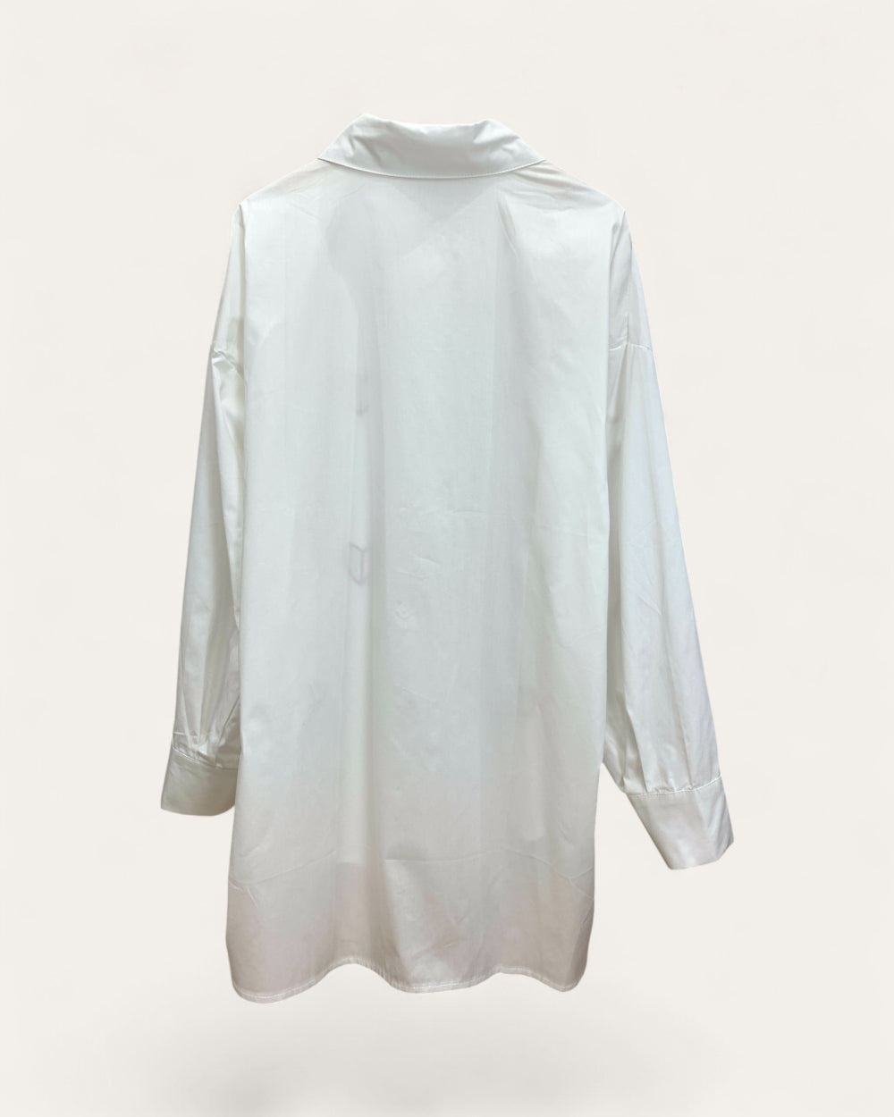 Embroidered Heart Longline Shirt - Zilvina