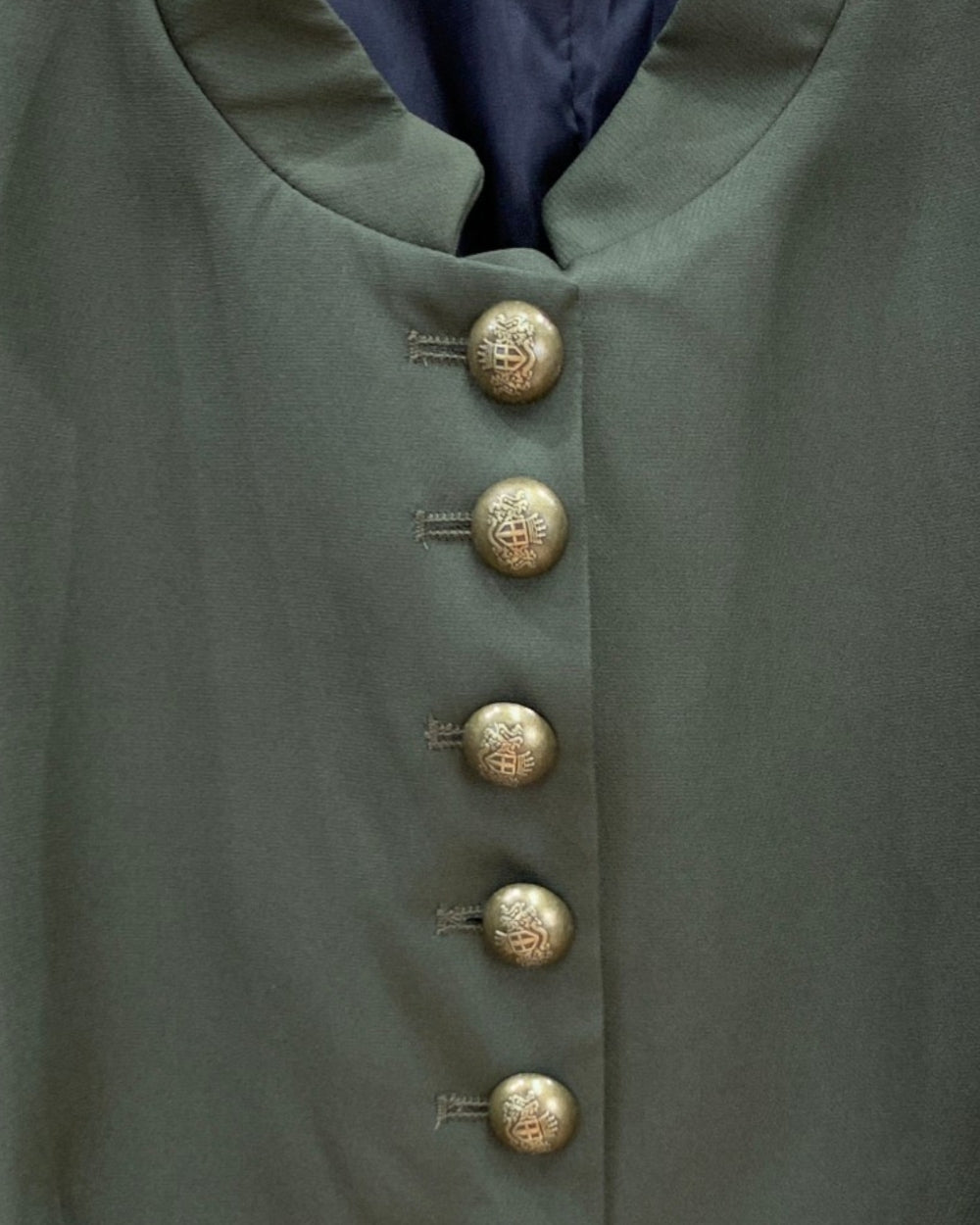 Embroidered Military Cropped Jacket - Zilvina