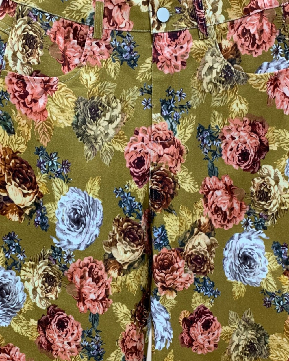 Floral Print Straight Leg Pants - Zilvina