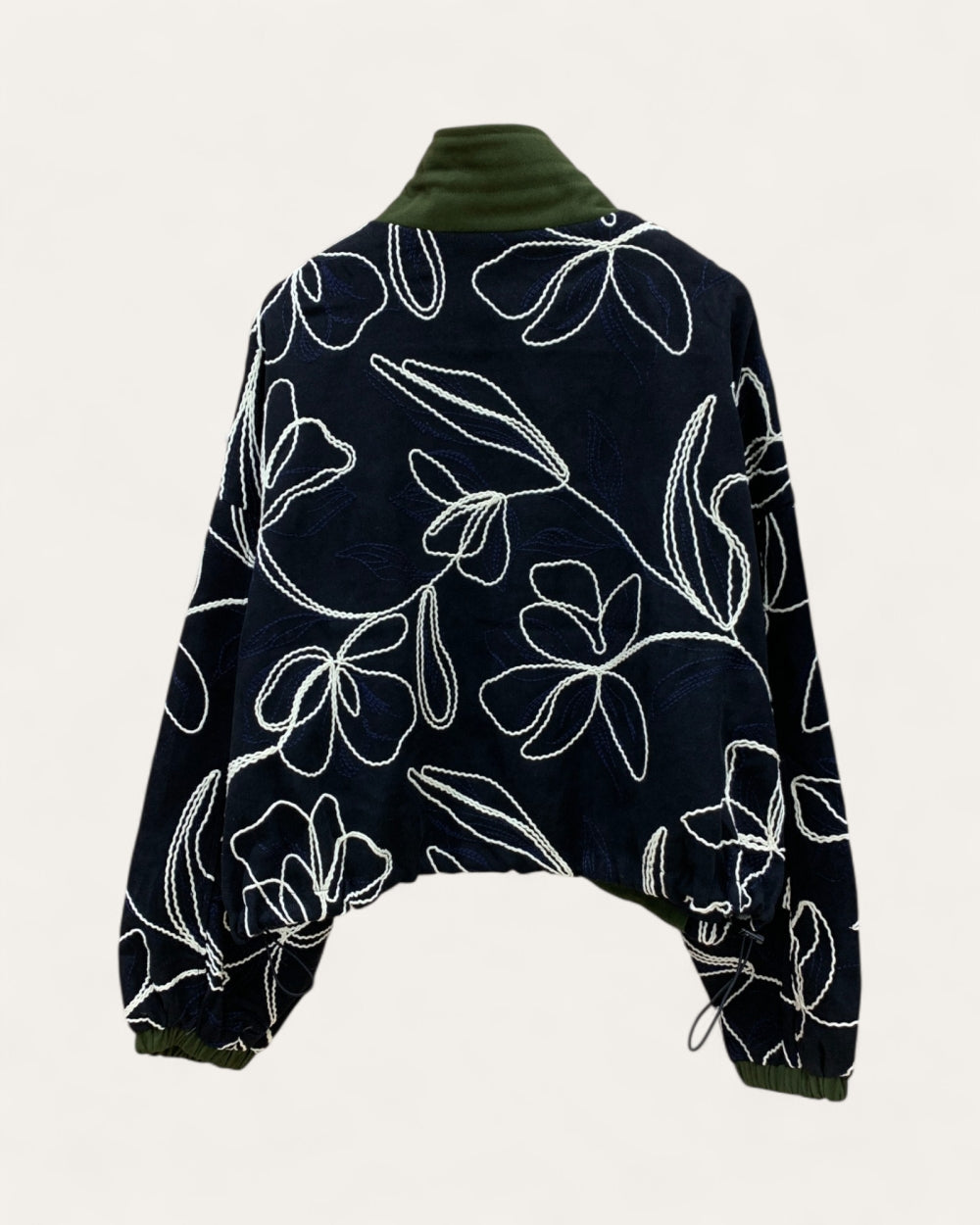 Floral Zip Utility Jacket - Zilvina