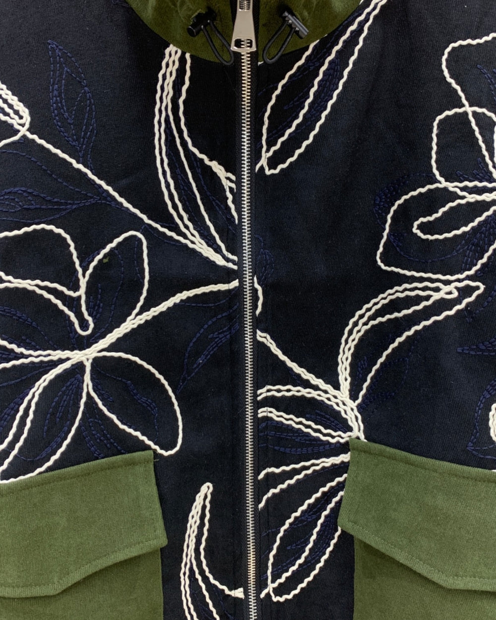 Floral Zip Utility Jacket - Zilvina