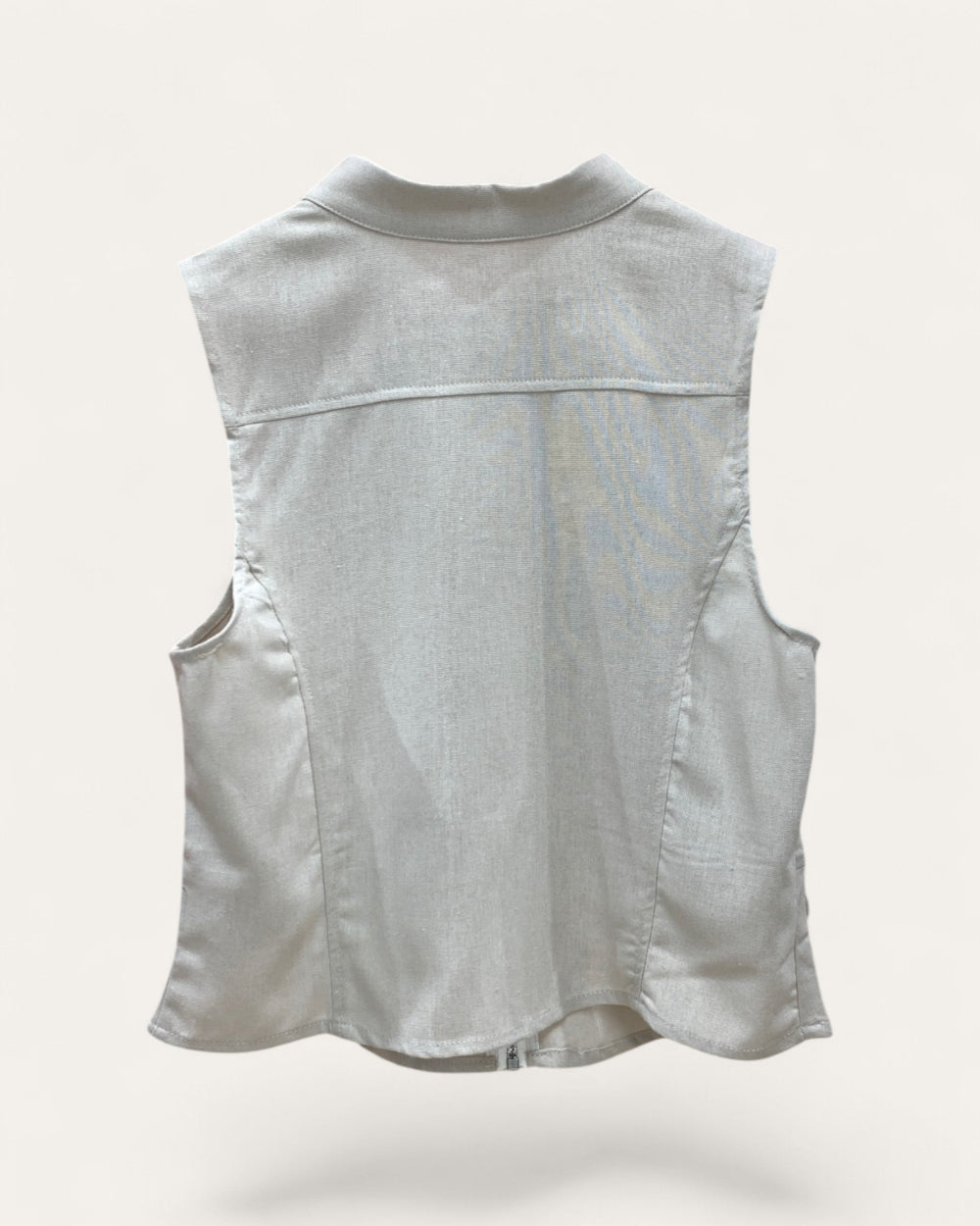 Gold Accent Utility Vest - Zilvina