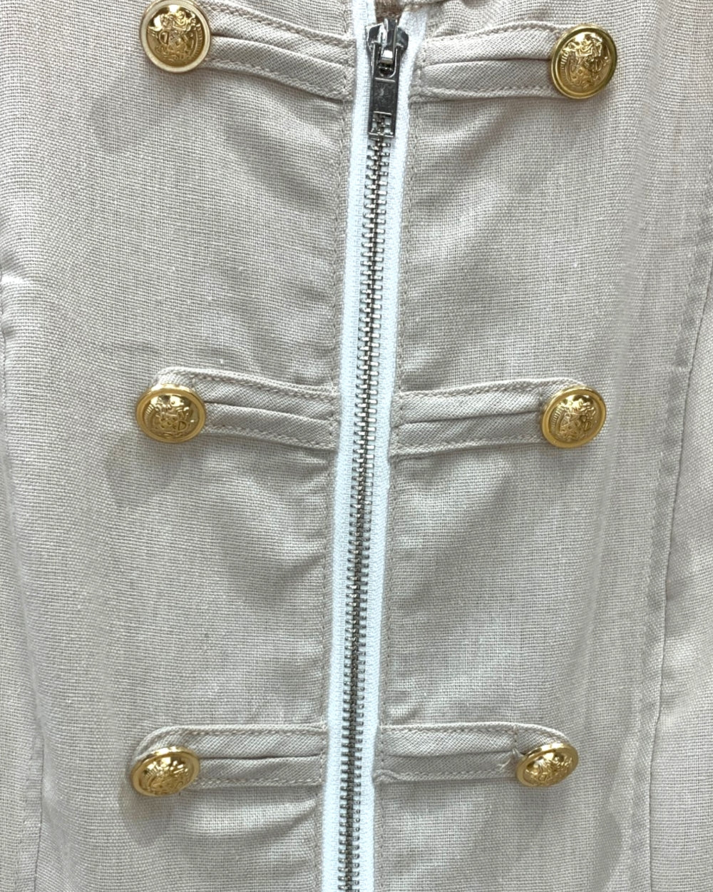 Gold Accent Utility Vest - Zilvina