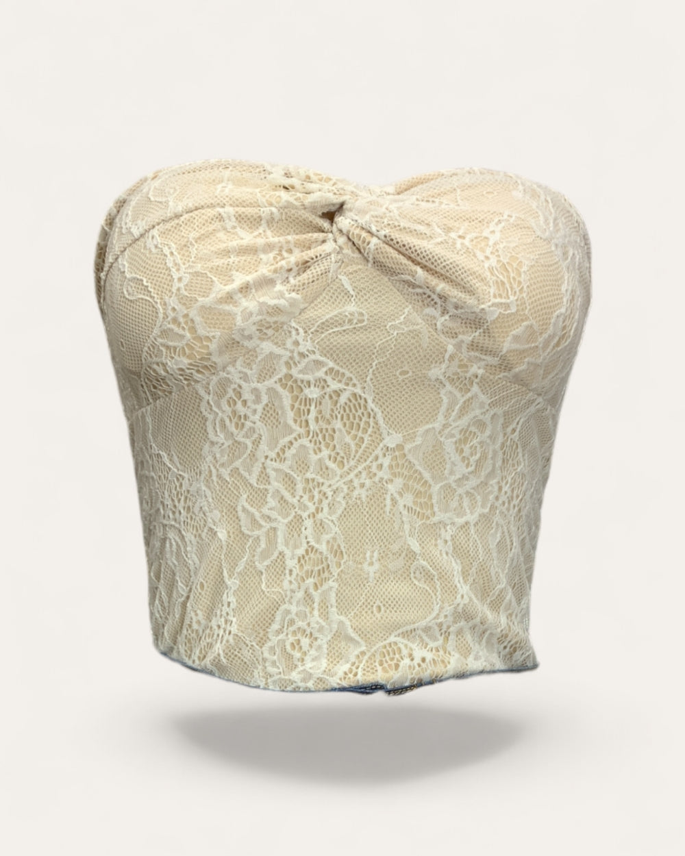 Lace Corset Tube Top - Zilvina