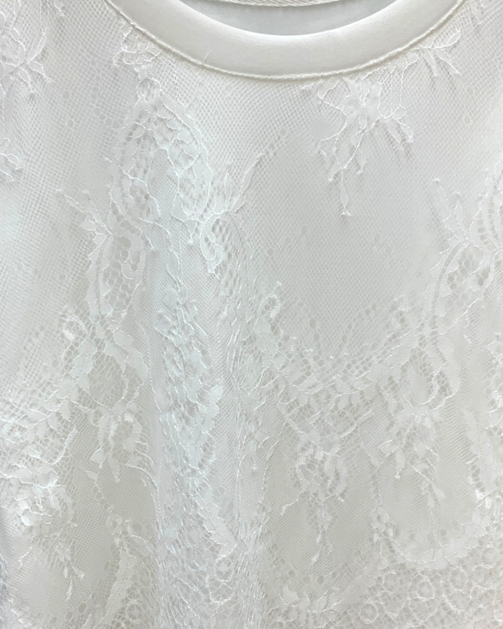 Lace Sleeve Loose Top - Zilvina