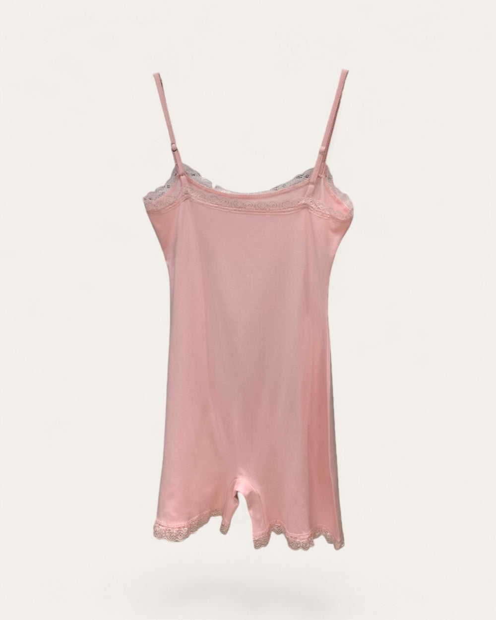 Lace Trim Seamless Lounge Romper - Zilvina