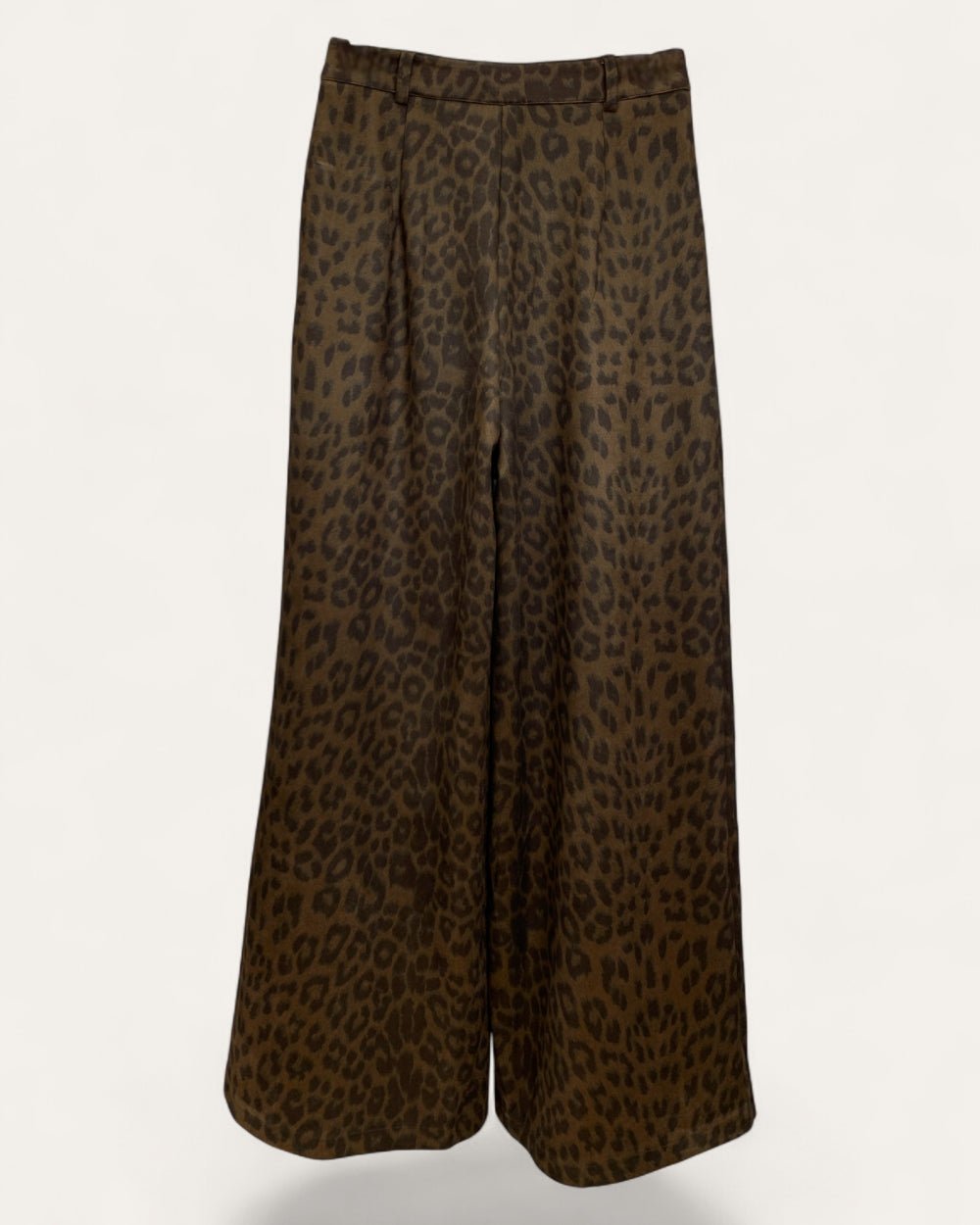 Leopard Print A - Line Maxi Pants - Zilvina