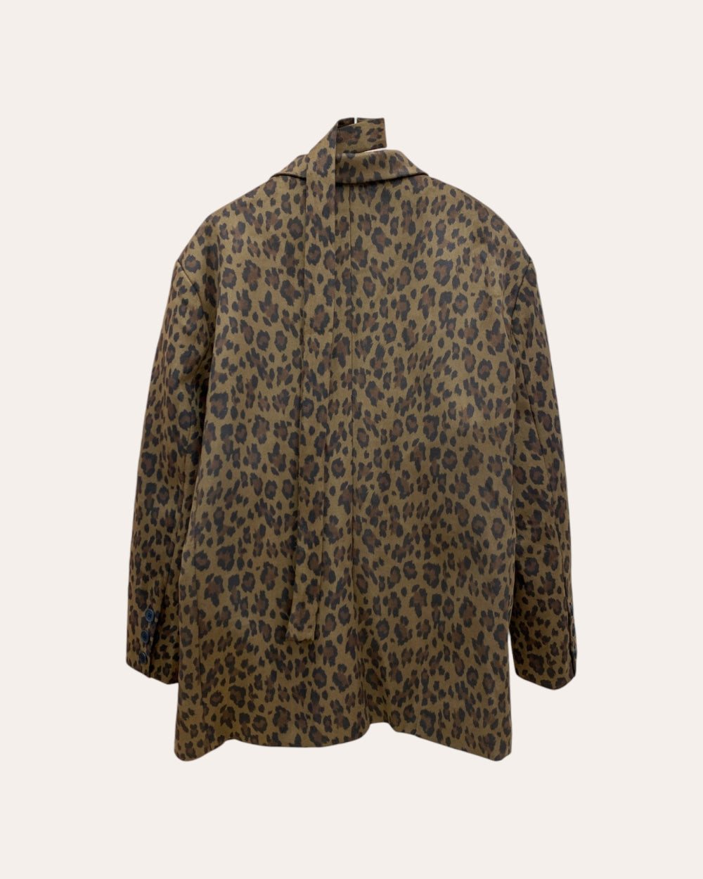 Leopard Print Oversized Blazer - Zilvina