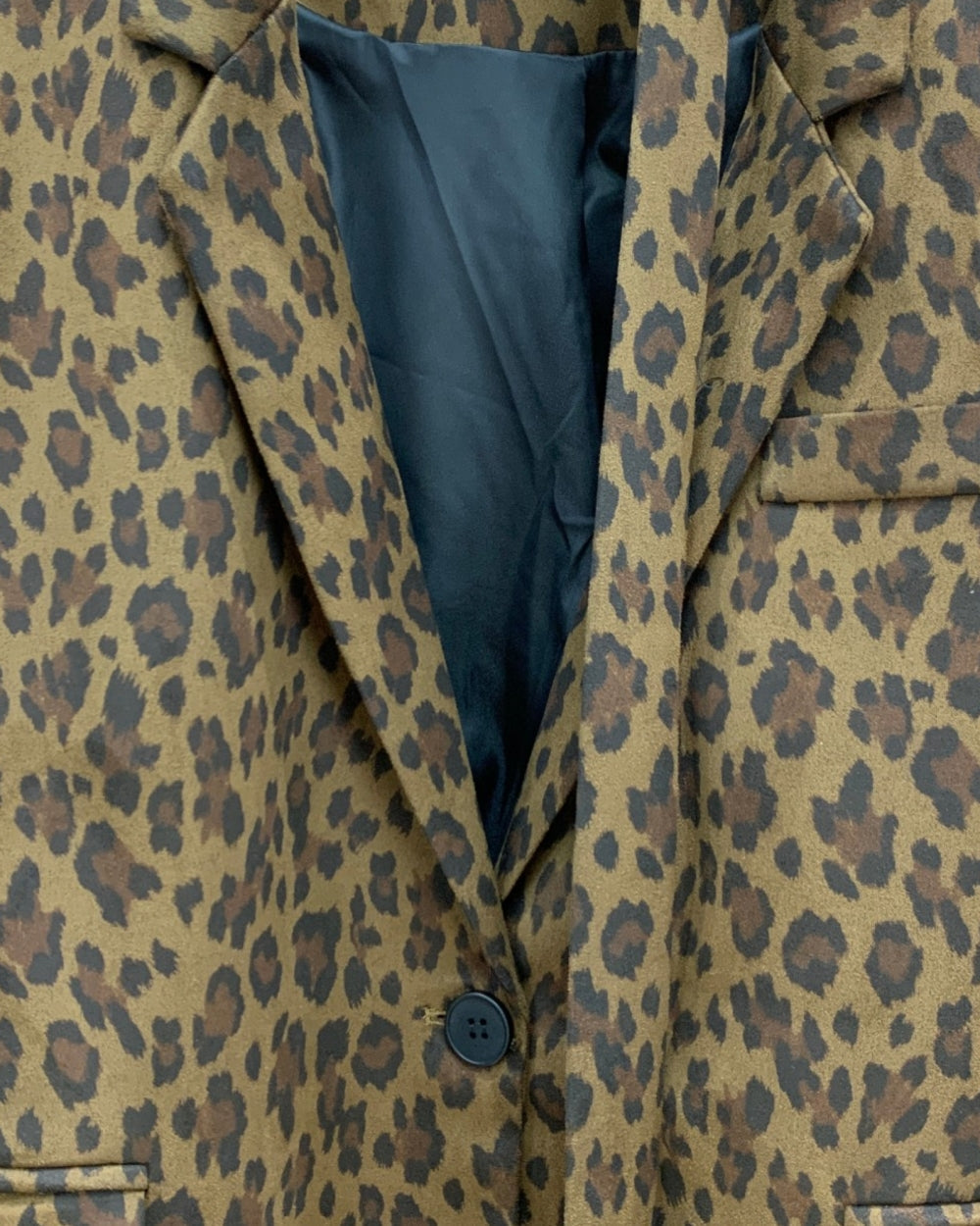 Leopard Print Oversized Blazer - Zilvina