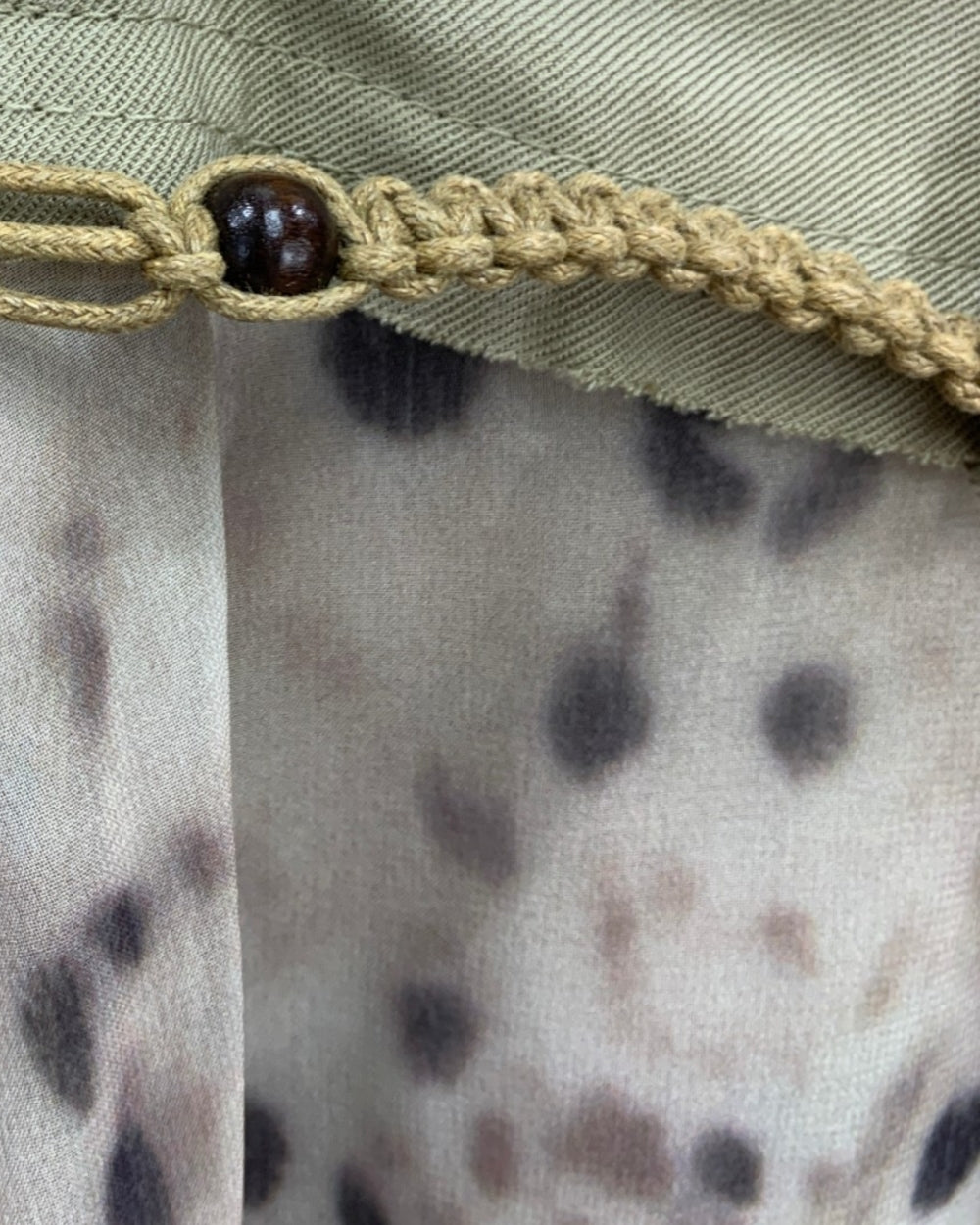 Leopard Print Tie-Waist Midi Skirt - Zilvina