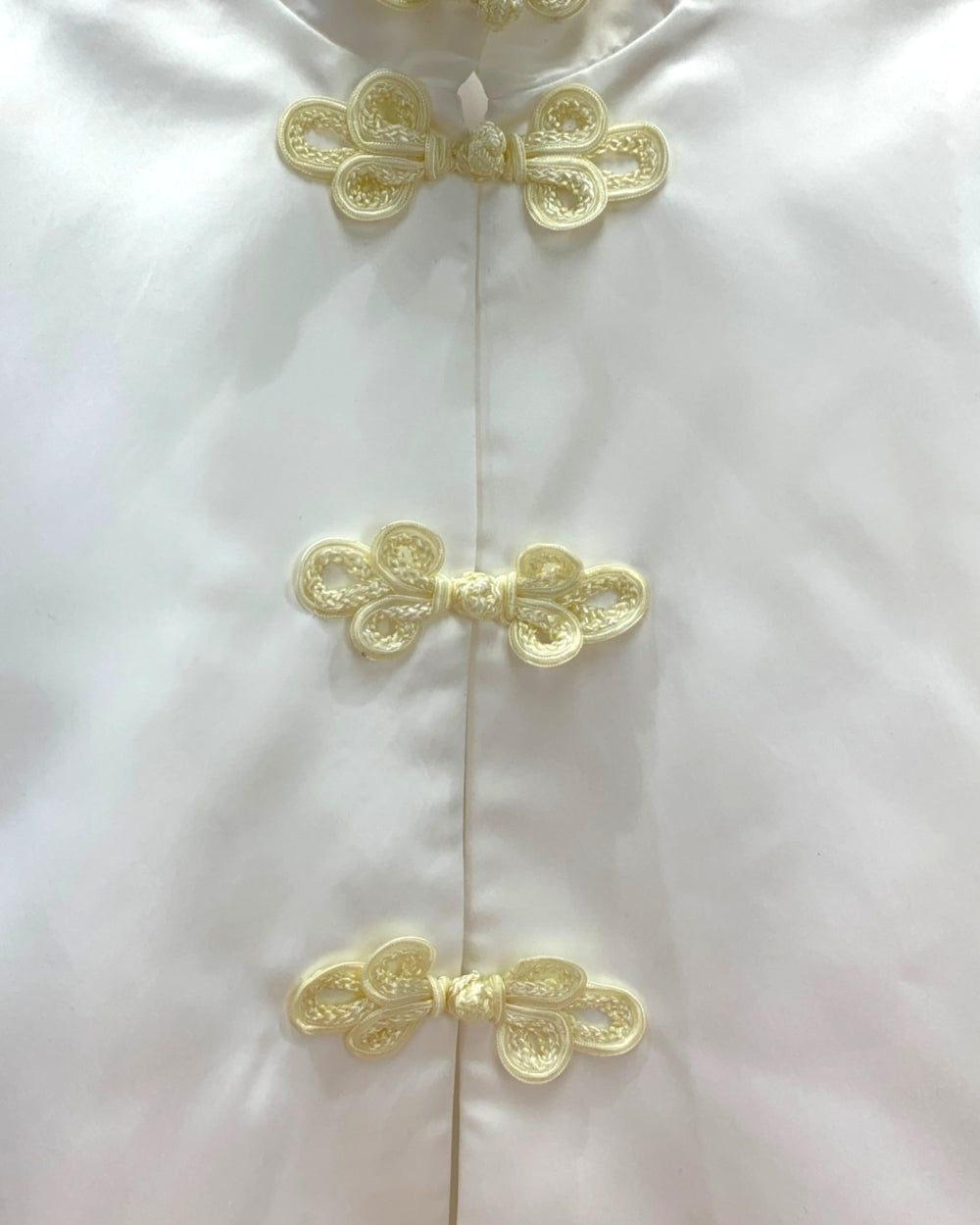 Mandarin Frog Closure Jacket - Zilvina