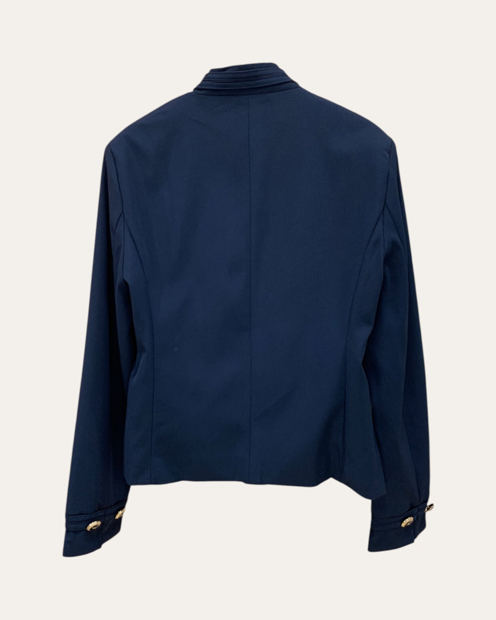 Military Button Cropped Jacket - Zilvina