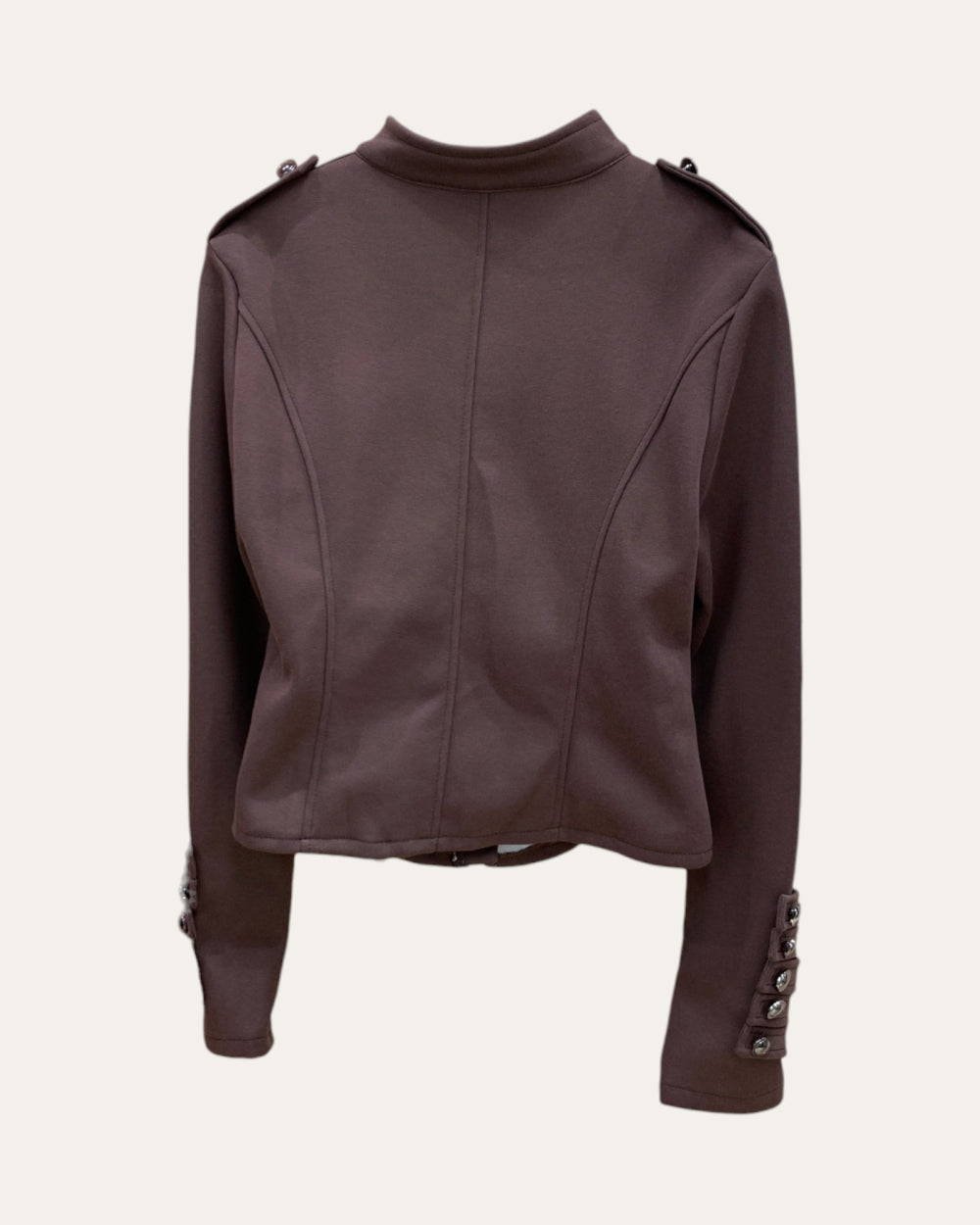Military Cuff Zip Jacket - Zilvina
