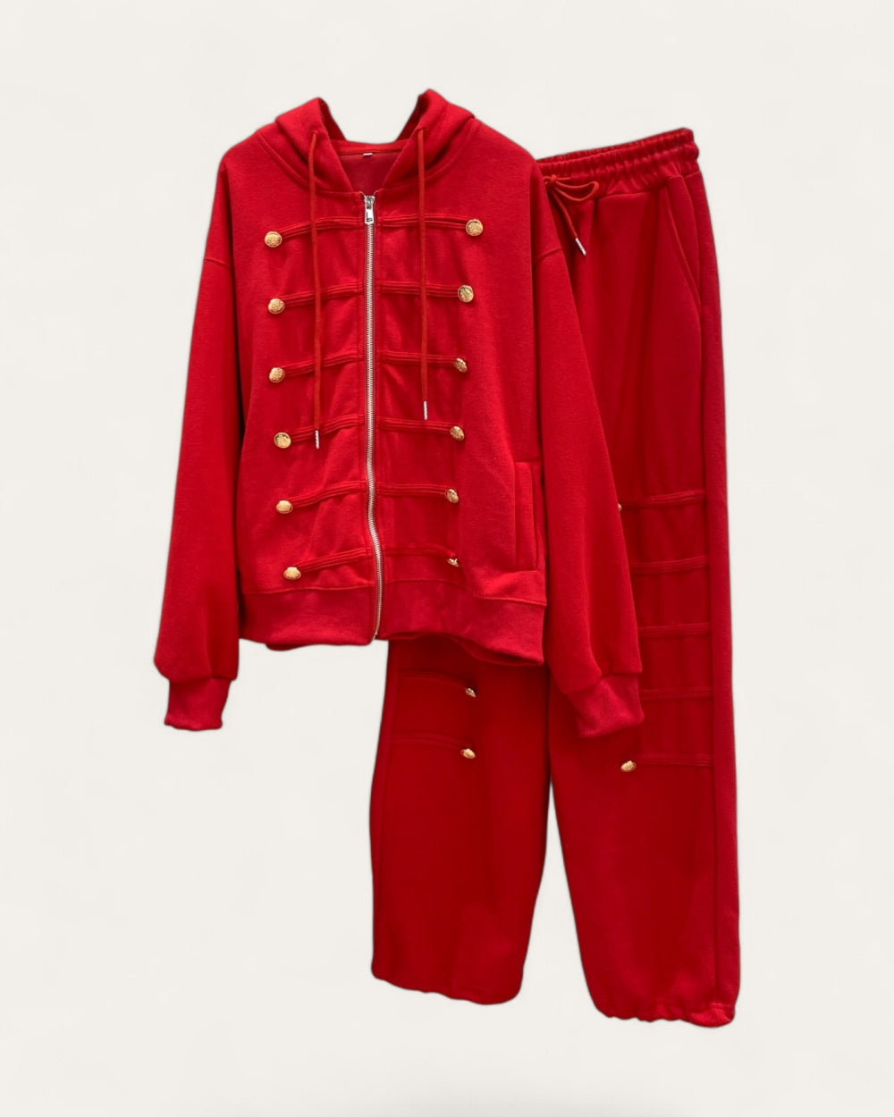 Military Hoodie & Jogger Pants Set - Zilvina