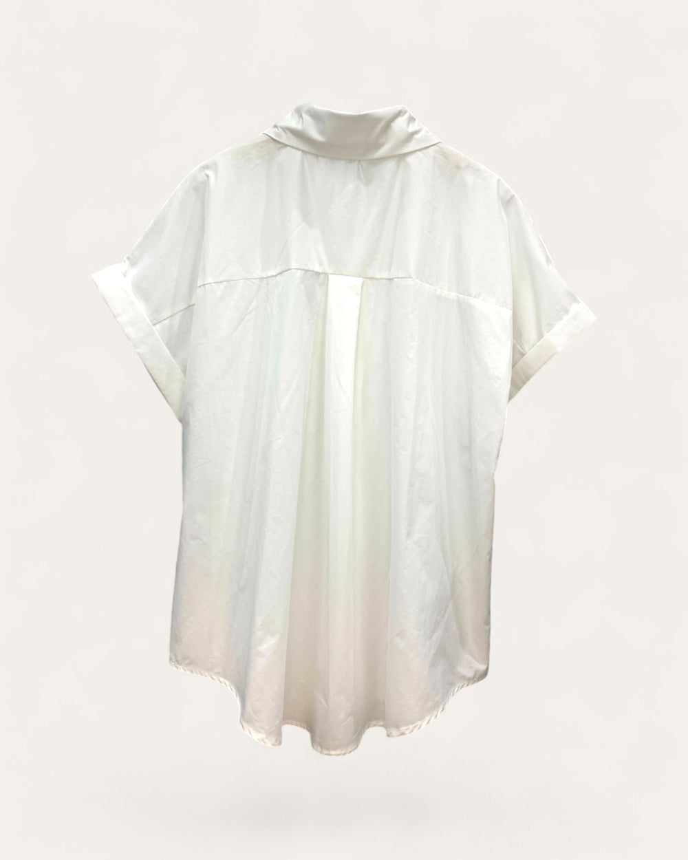 Minimal Embellished Shirt - Zilvina