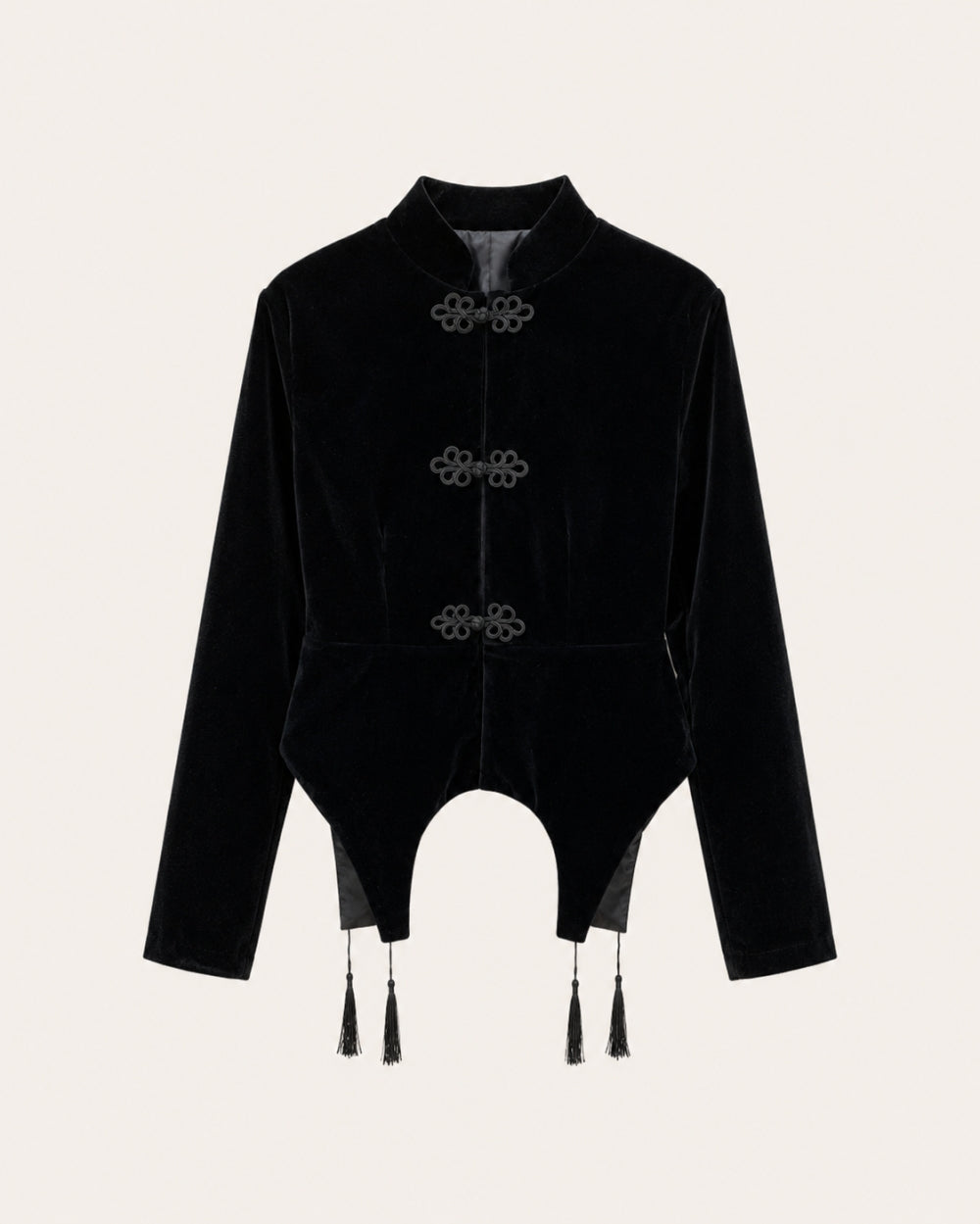 Oriental Tassel Hem Blouse - Zilvina