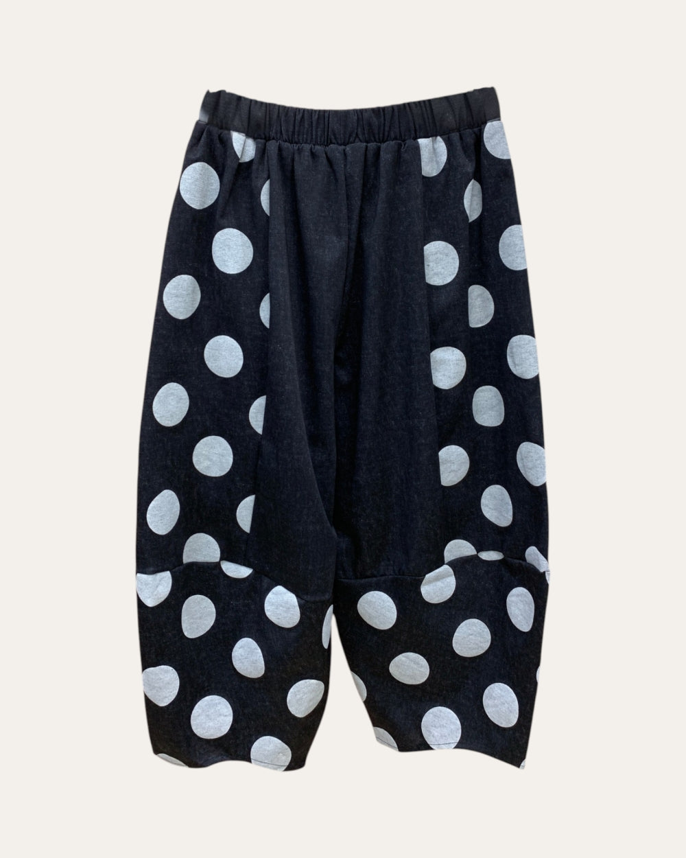 Oversized Polka Dot Bermuda Shorts - Zilvina