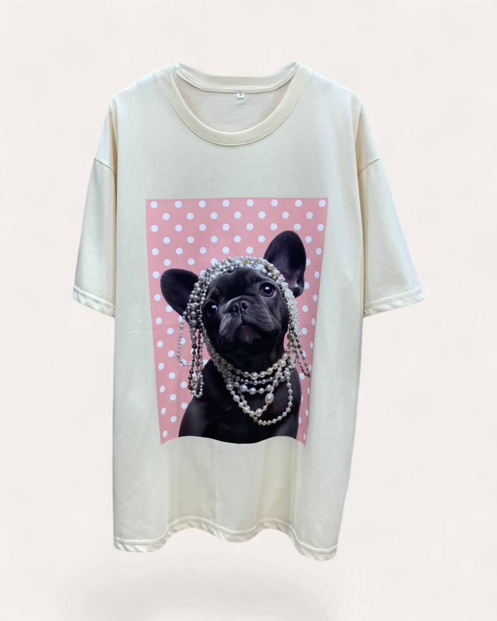 Pearl Frenchie Graphic Tee - Zilvina